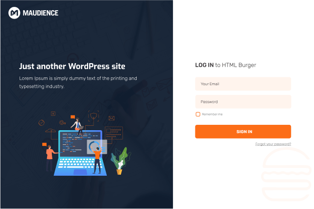 landing page